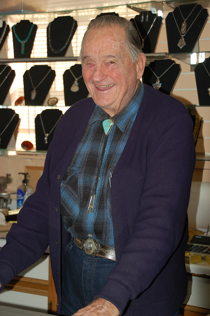 James Rousch at the Village Silversmiths in 2010